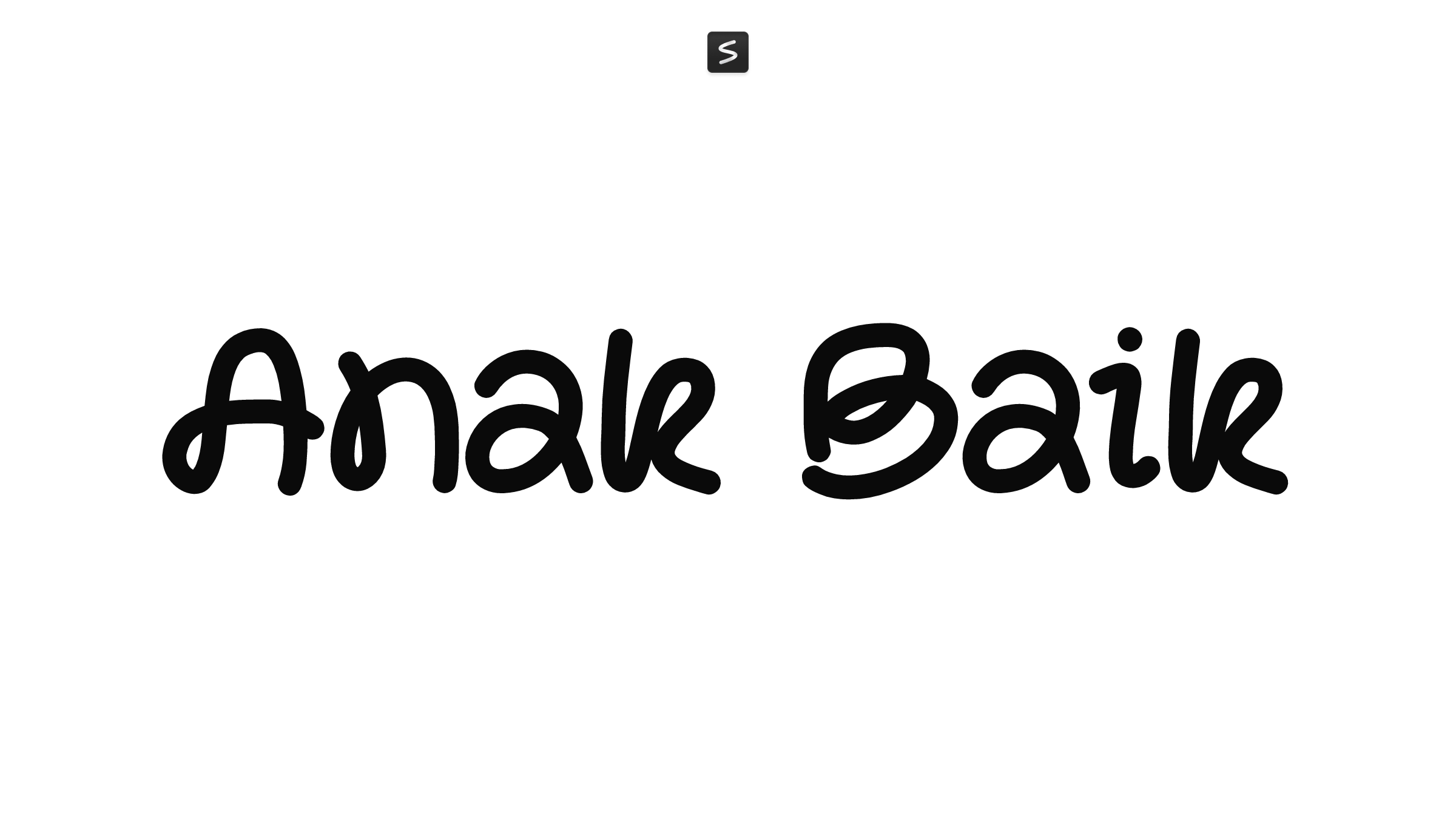 Anak Baik in action