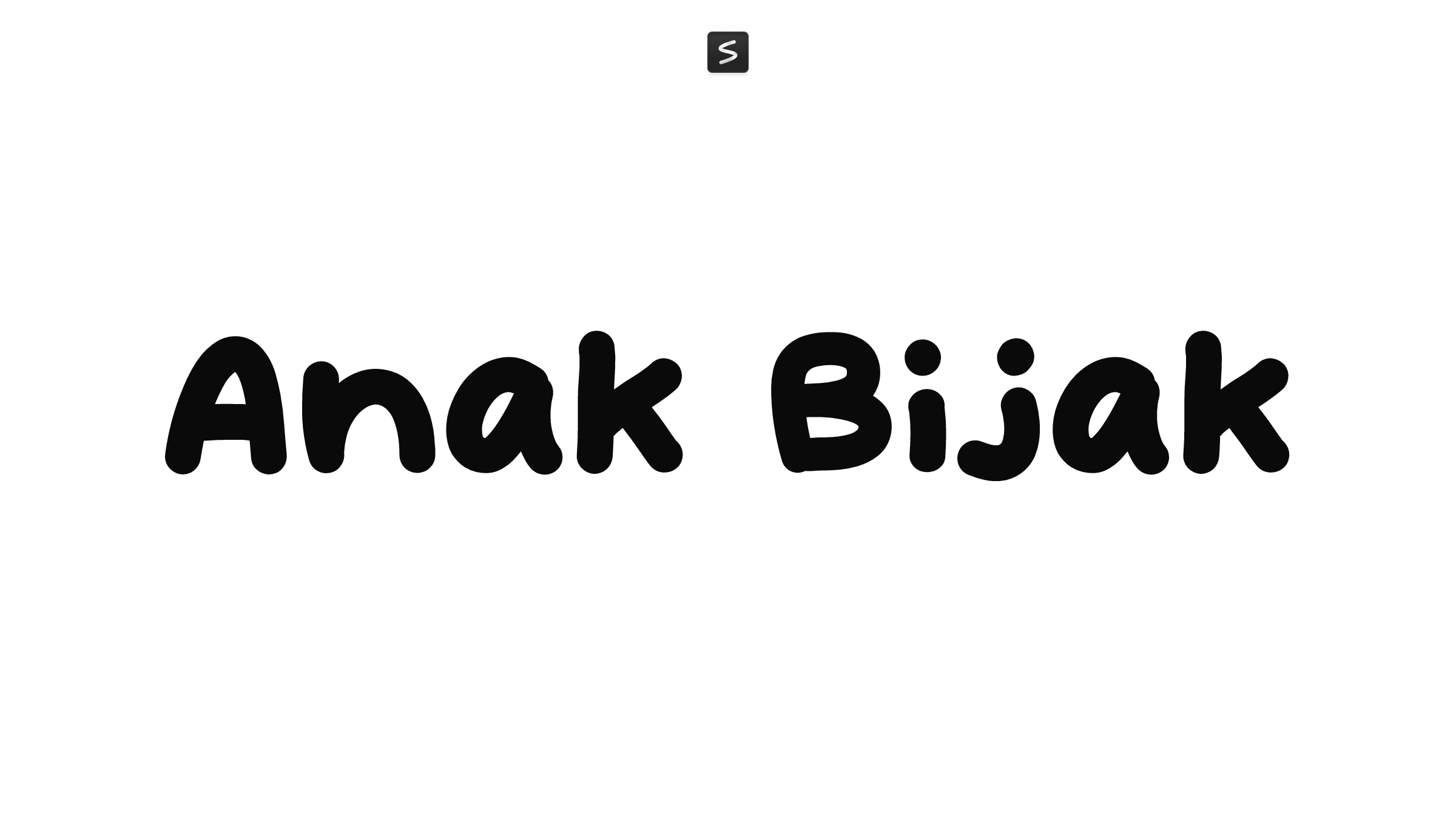 Anak Bijak in action