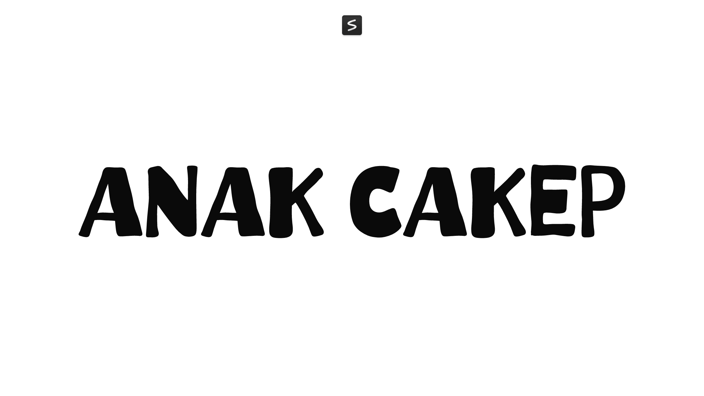 Anak Cakep in action