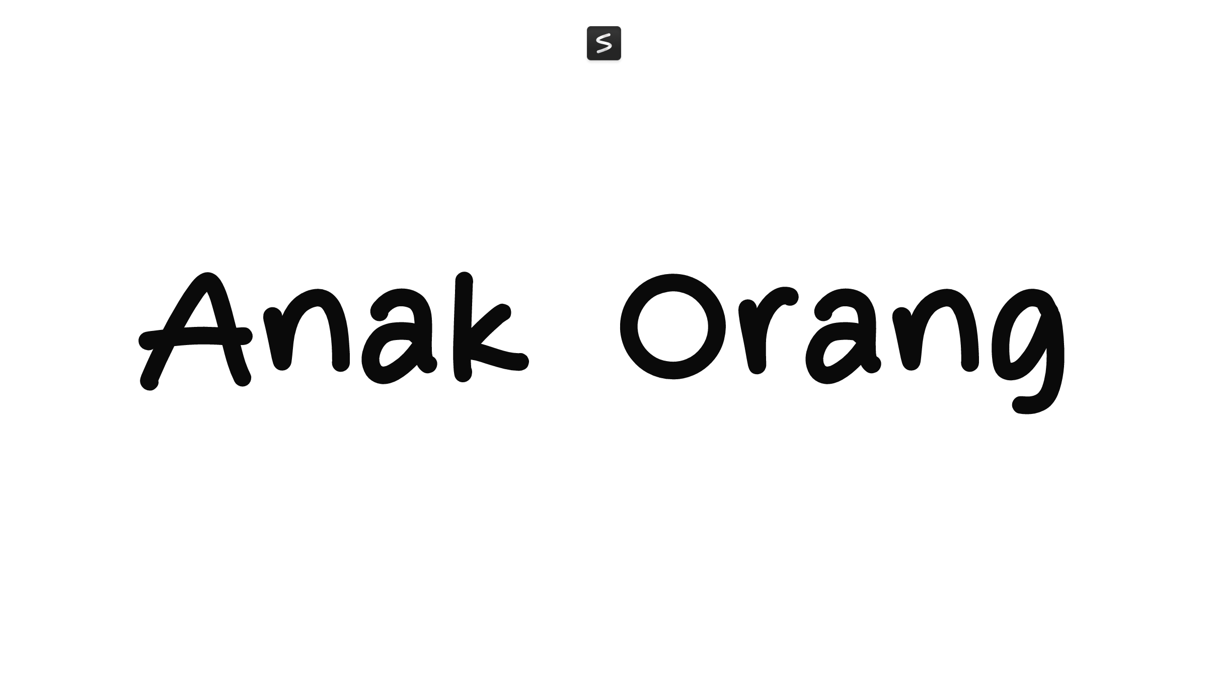 Anak Orang in action