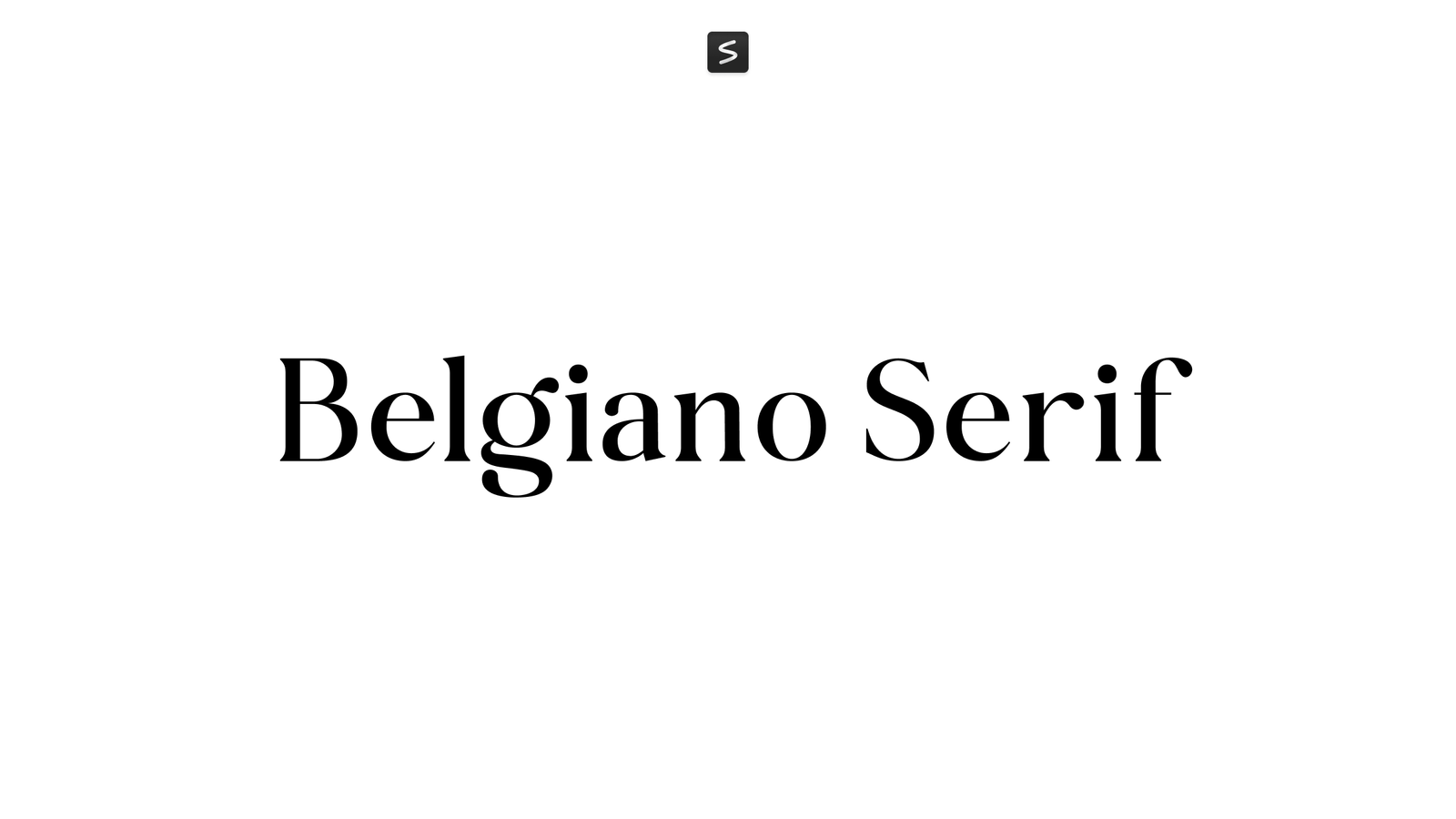 Belgiano Serif