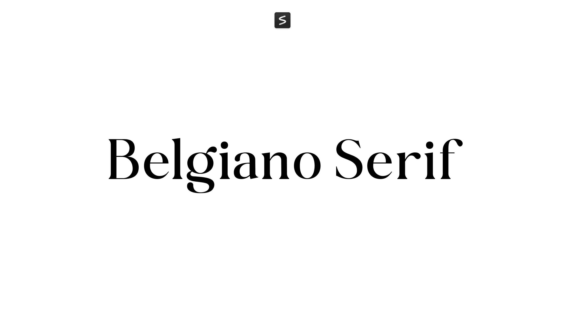 Belgiano Serif in action