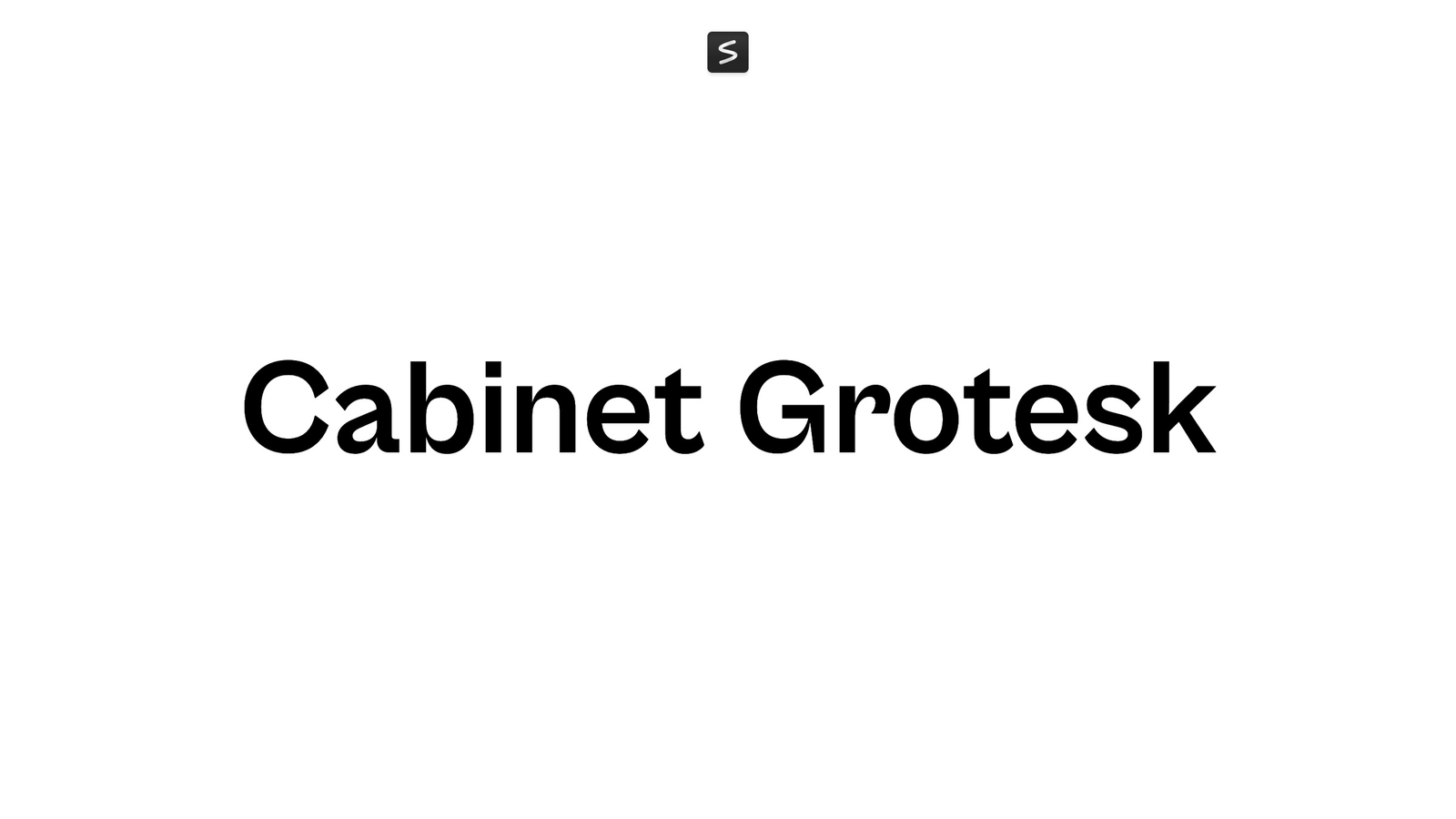 Cabinet Grotesk Font