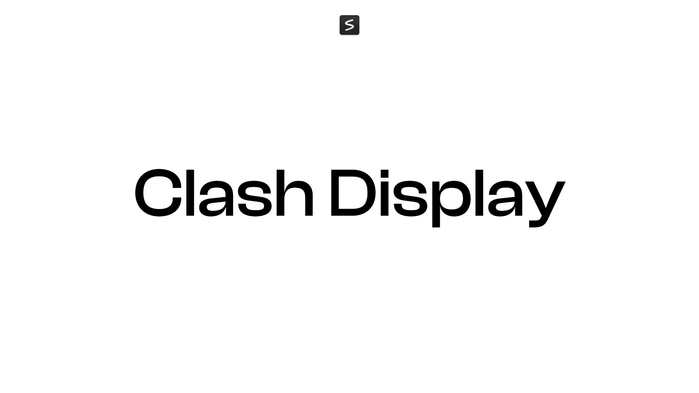 Clash Display Font in action