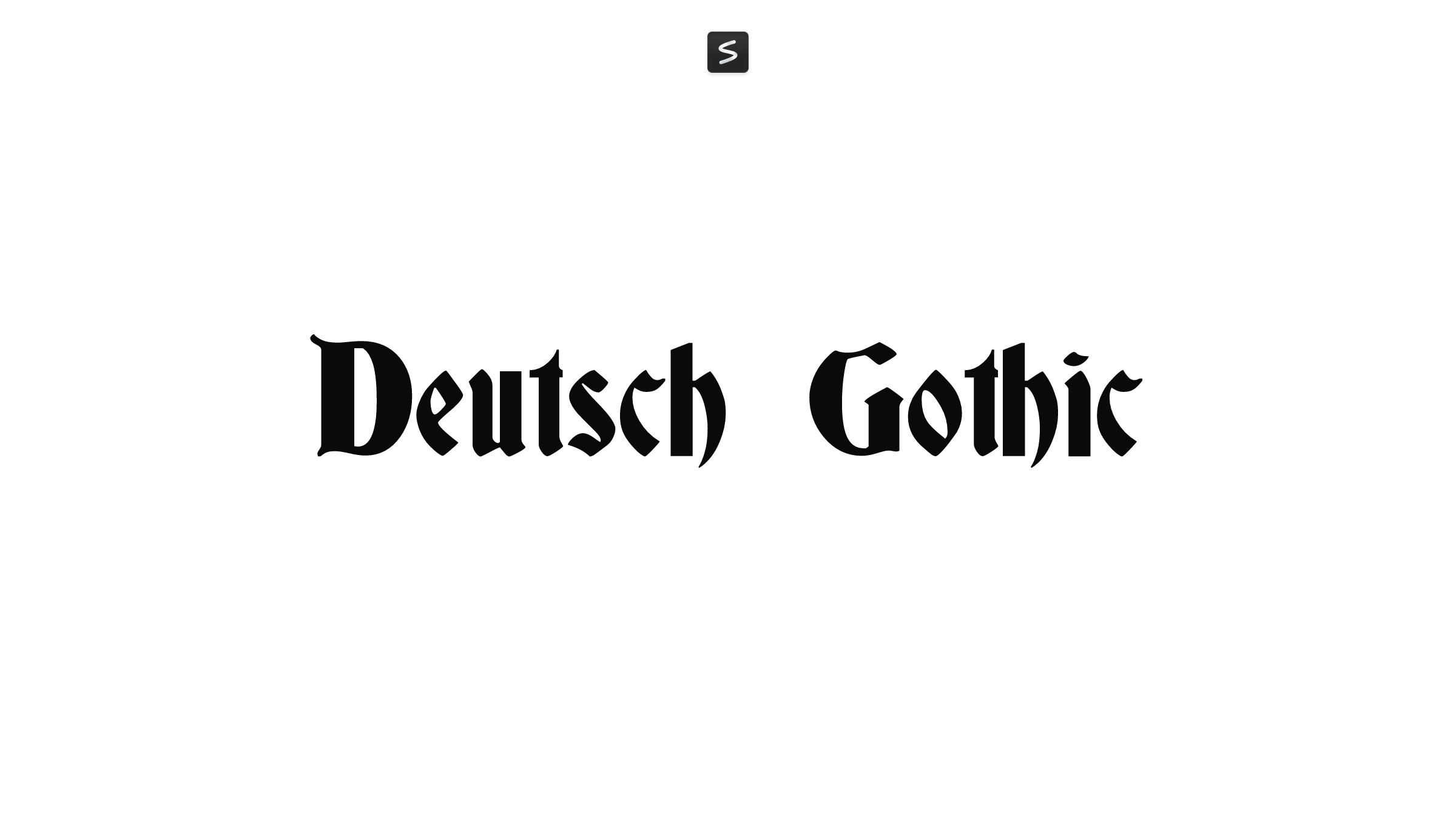 Deutsch Gothic in action