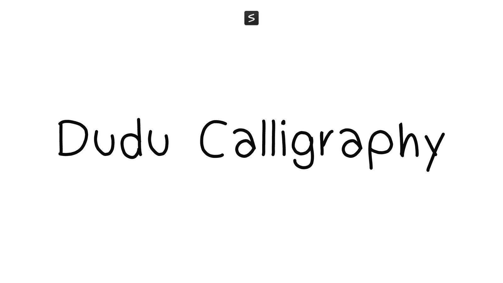 Dudu Calligraphy