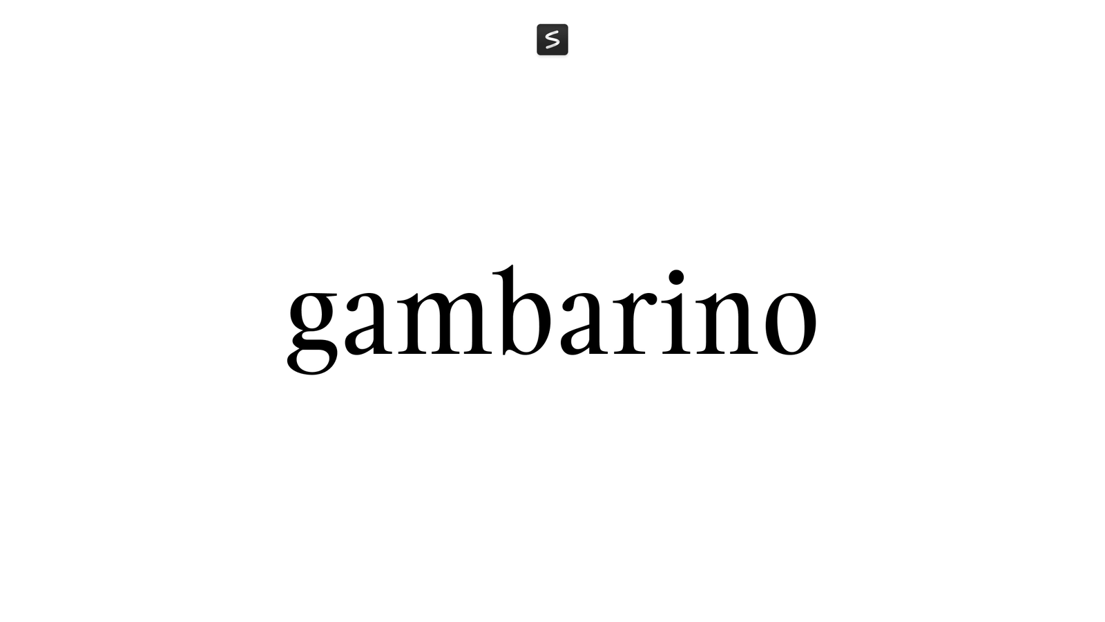 Gambarino Font