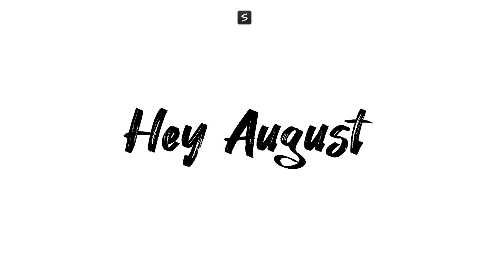 Hey August Font