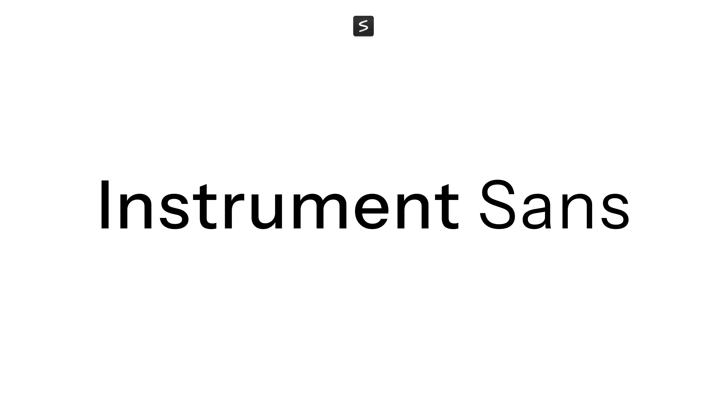 Instrument Sans Font in action