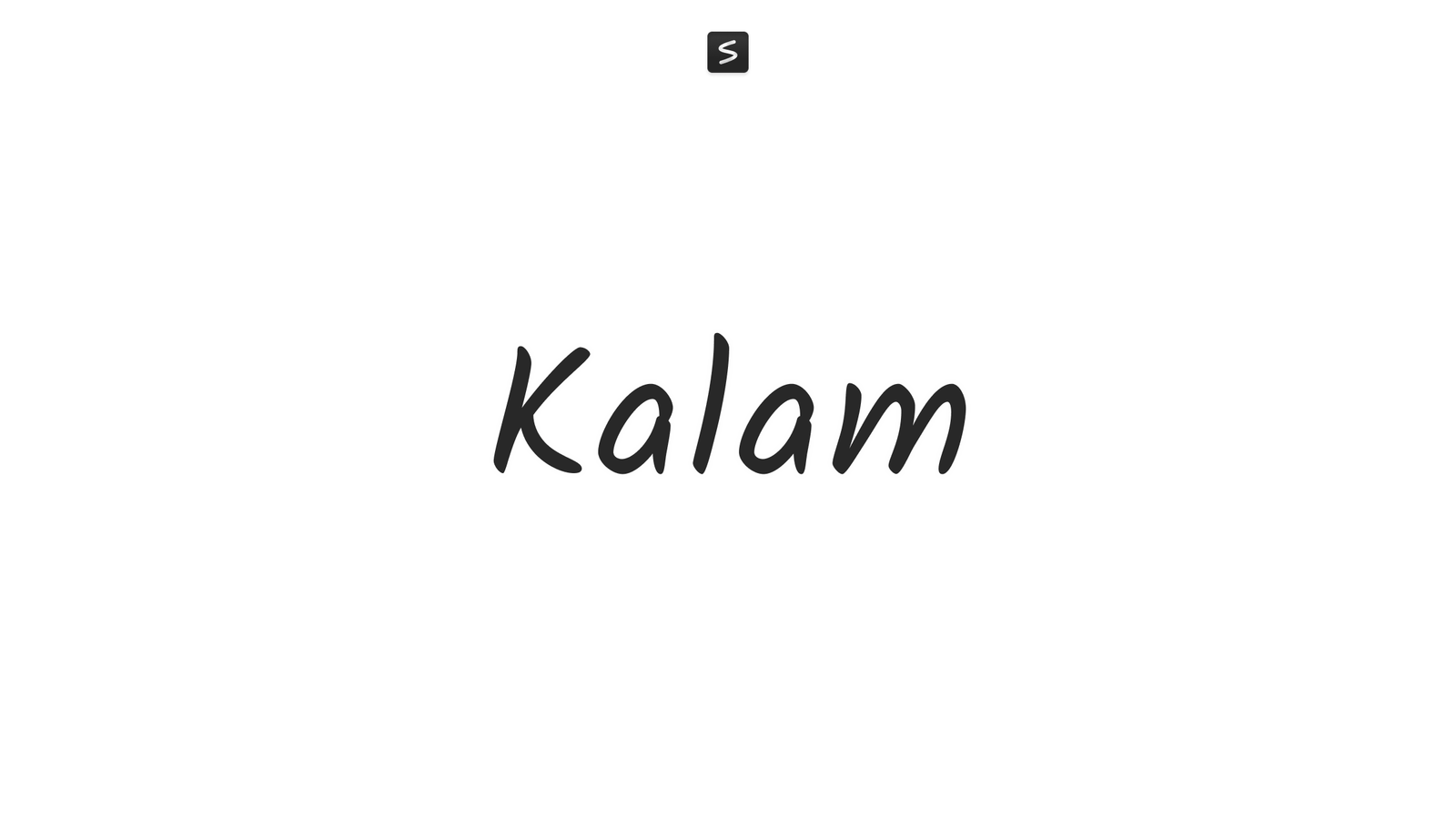 Kalam Font