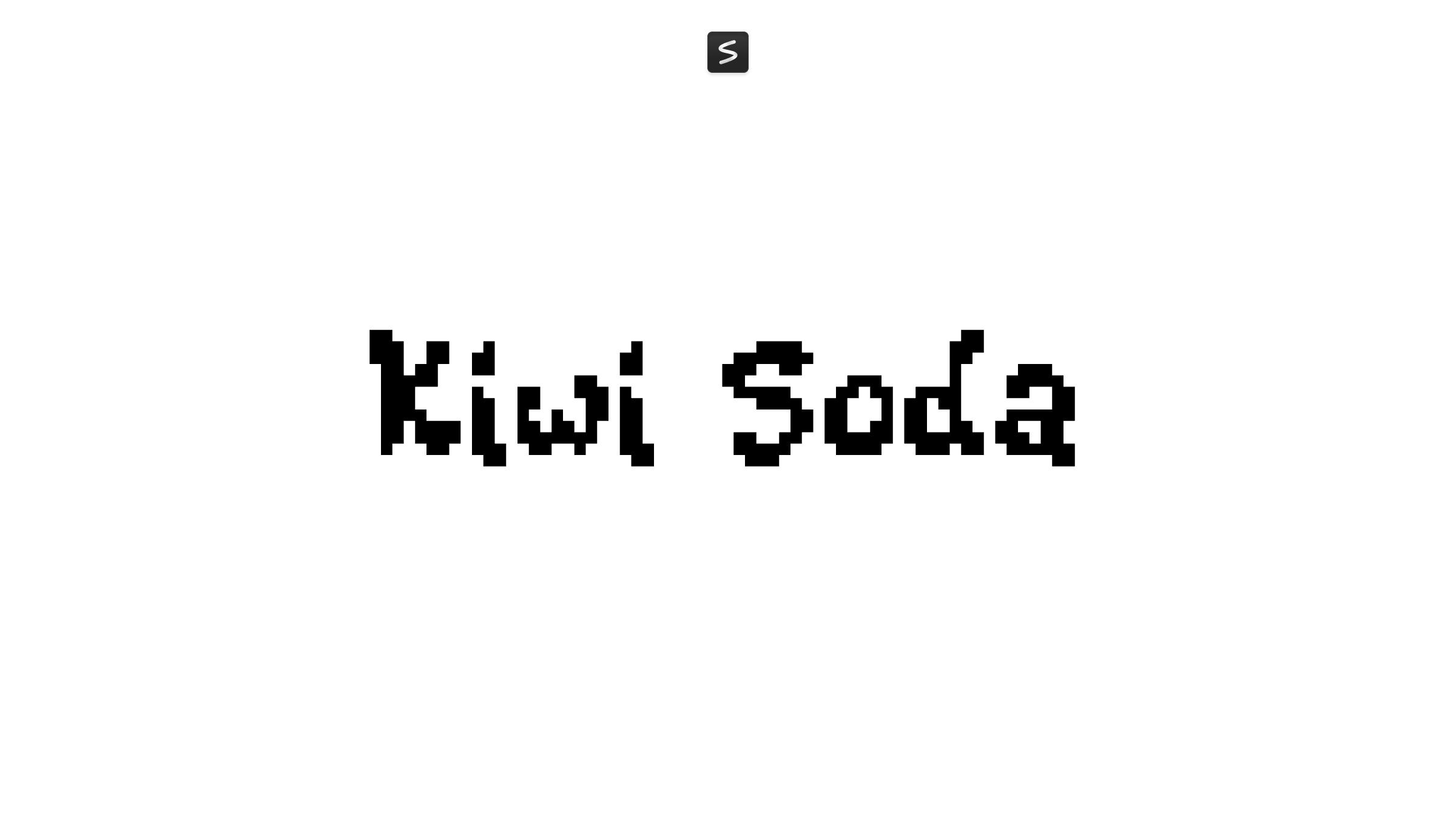 Kiwi Soda Font in action