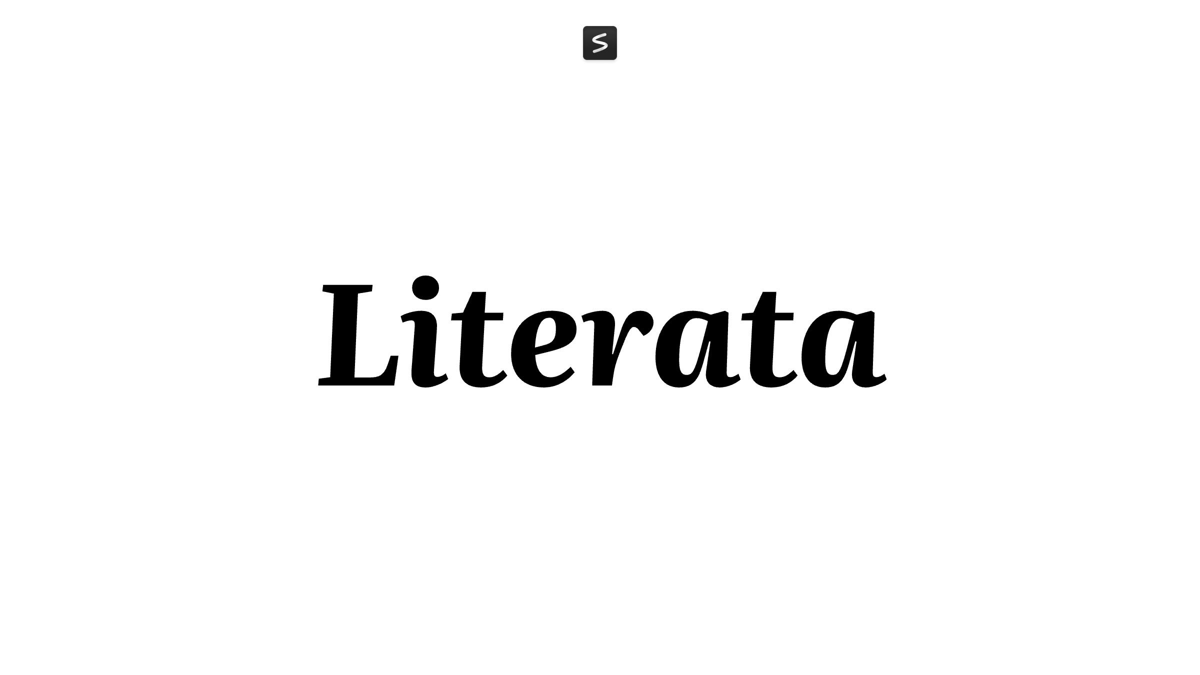 Literata Font in action