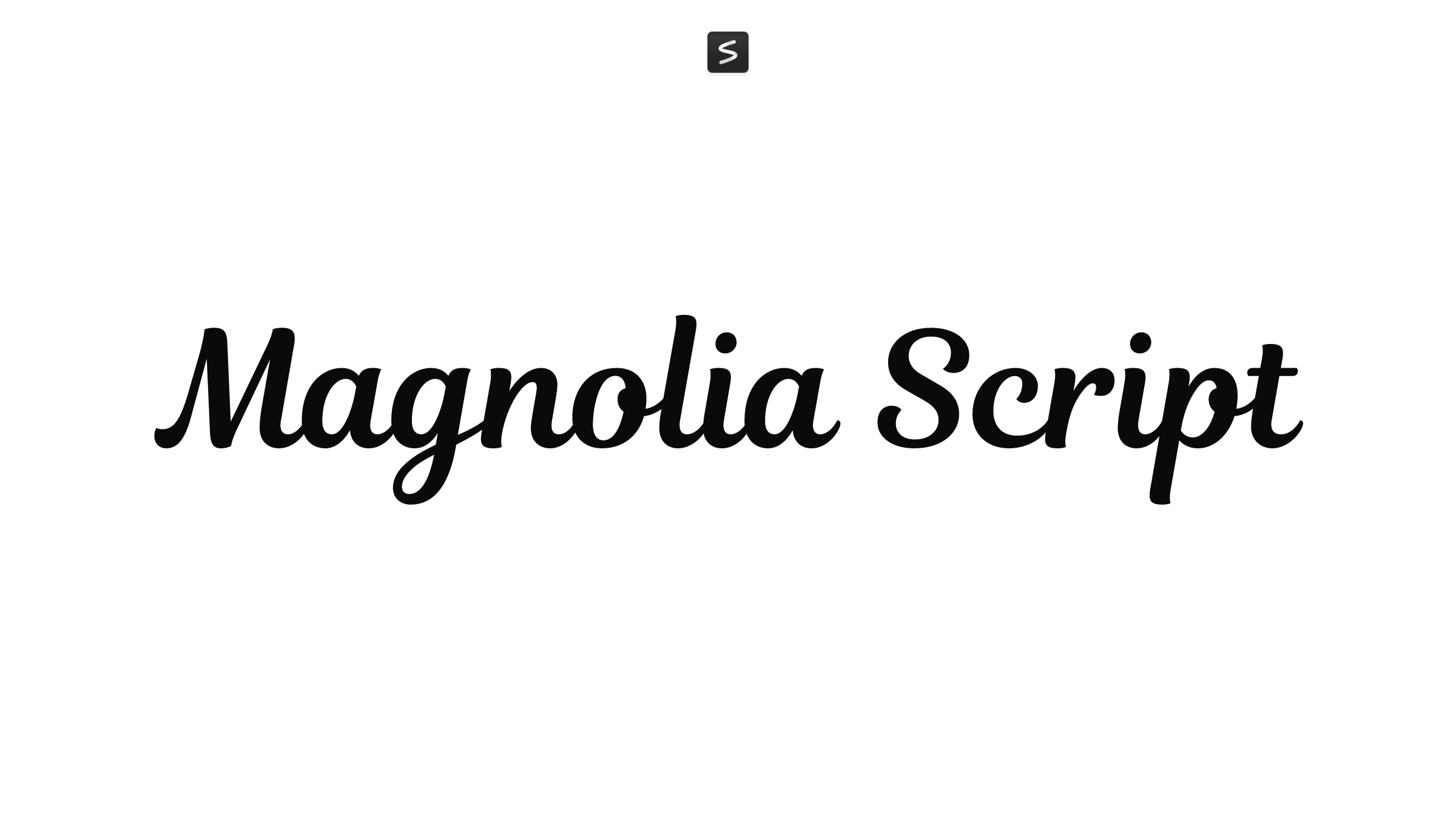 Magnolia Script in action