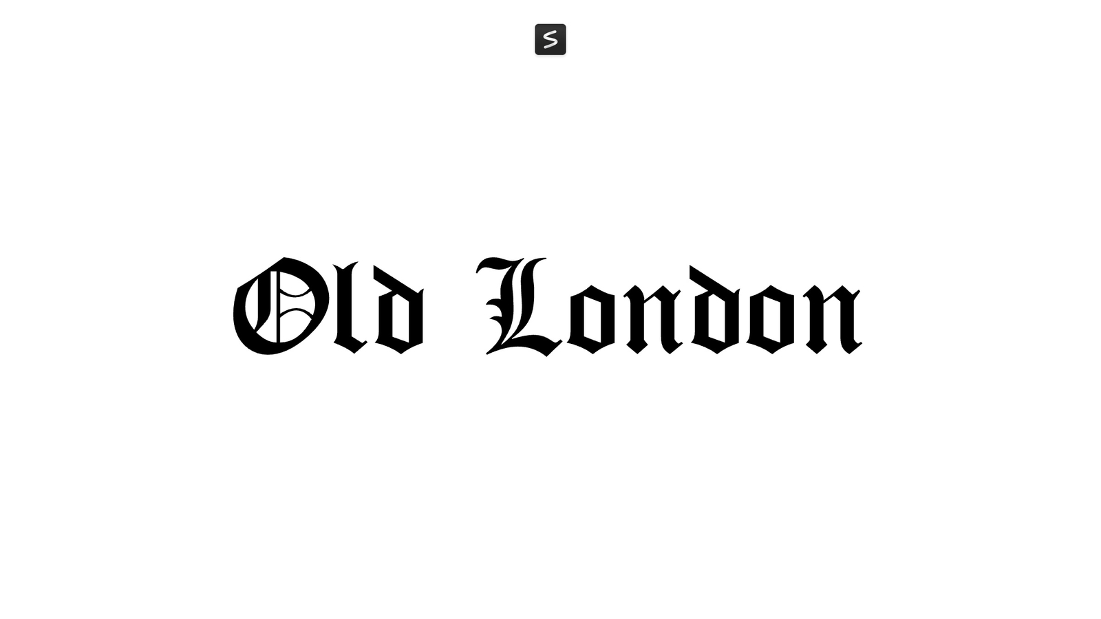 Old London Font