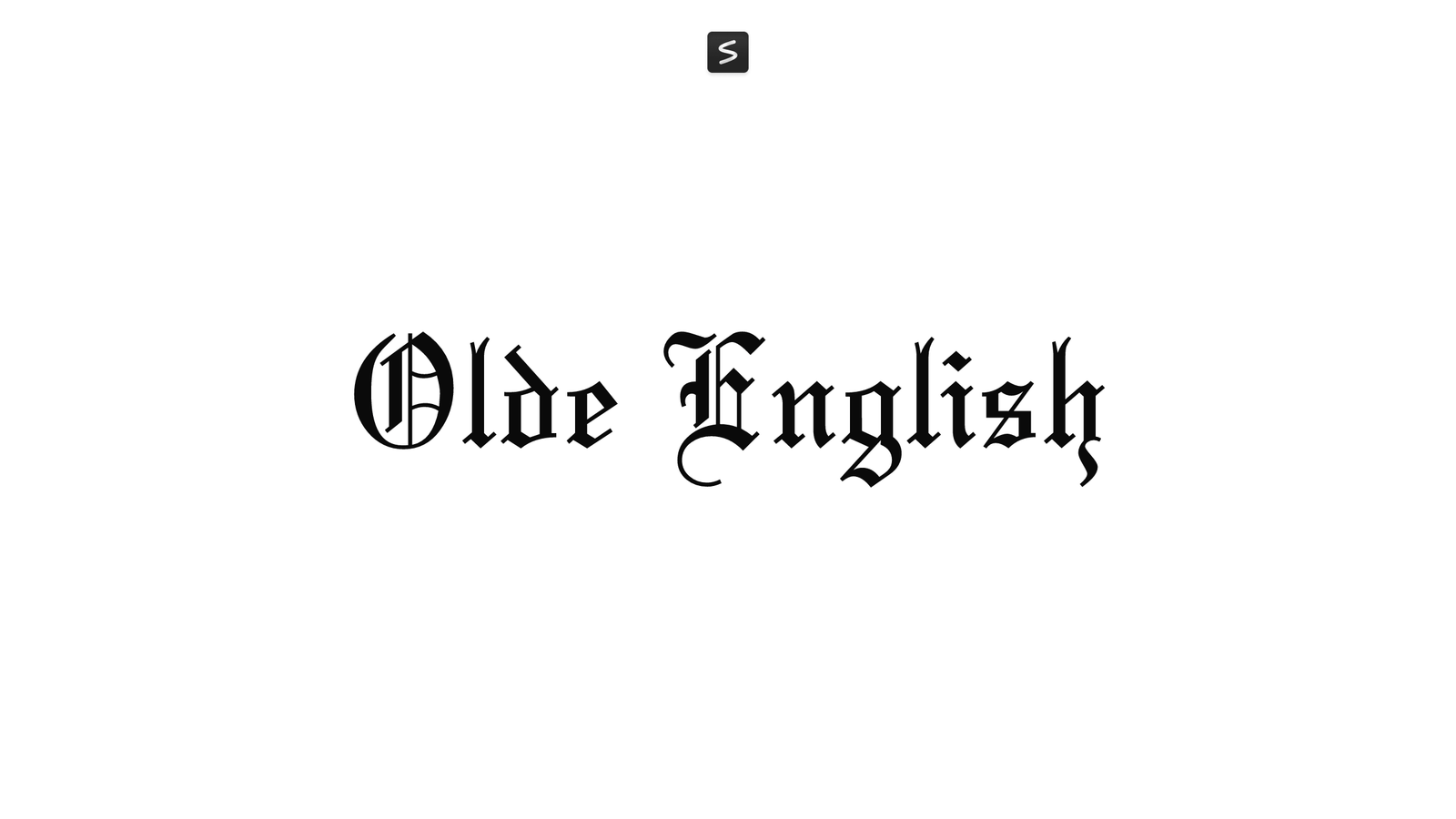Olde English