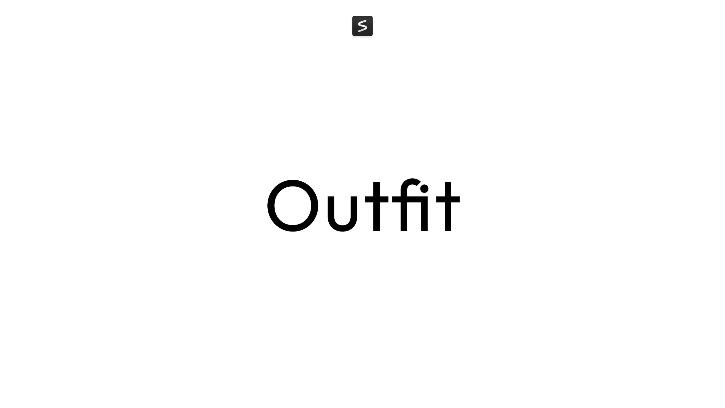 Outfit Font in action