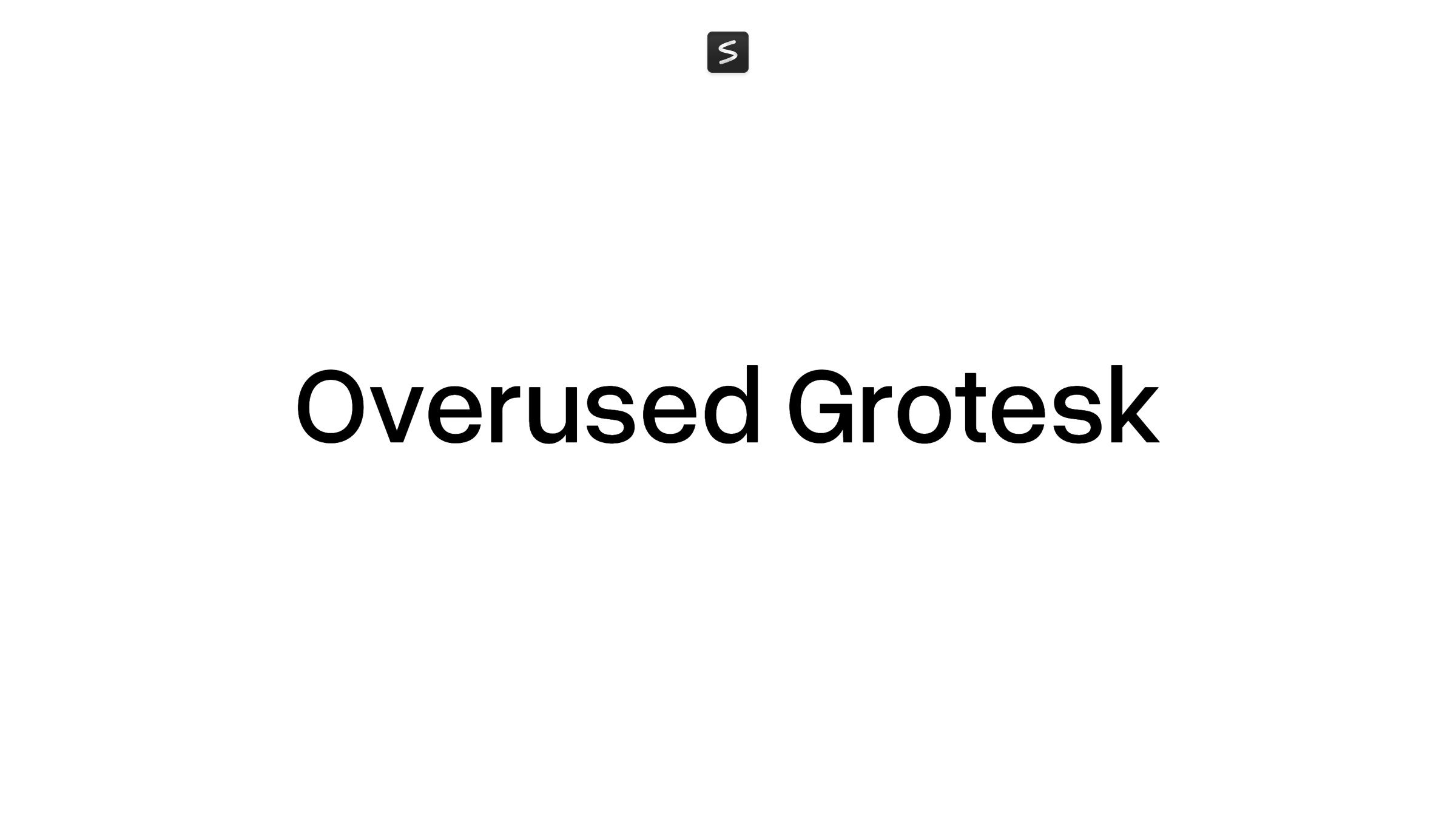 Overused Grotesk Font in action