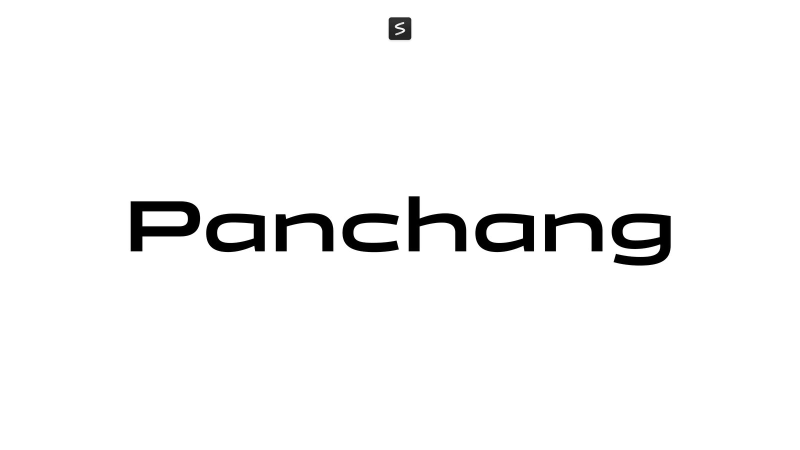 Panchang Font