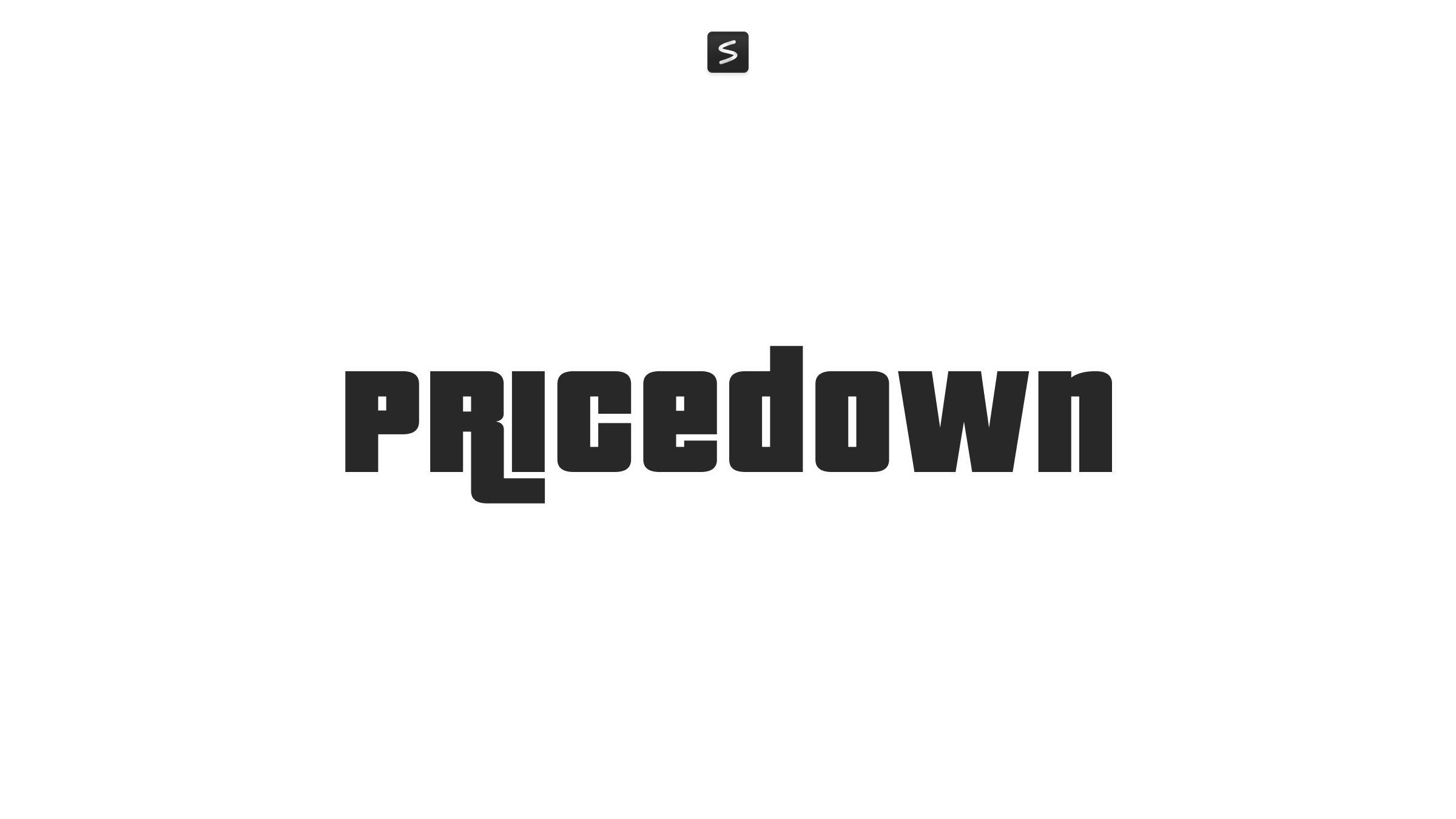 Pricedown Font in action