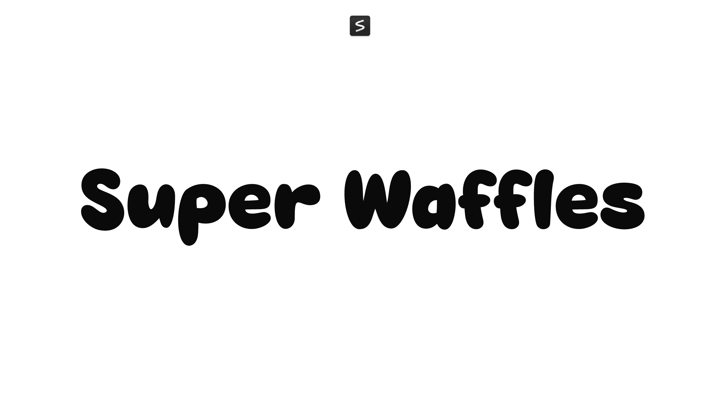 Super Waffles in action