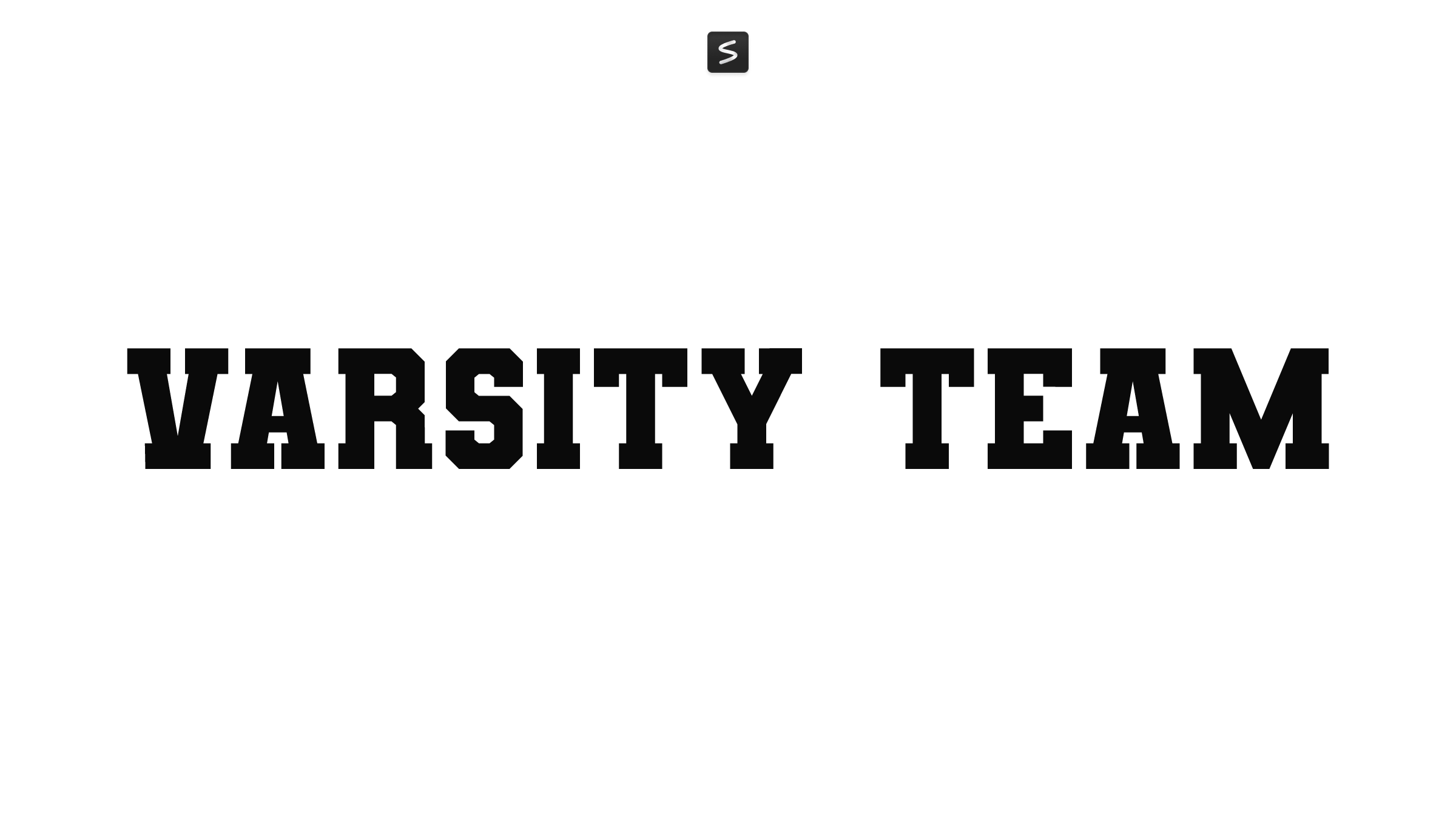 Varsity Team in action